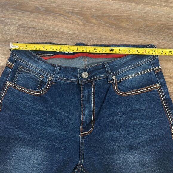 Ace Of Diamond Embroider Pocket Western Cowboy Jeans 36 - Picture 11 of 13